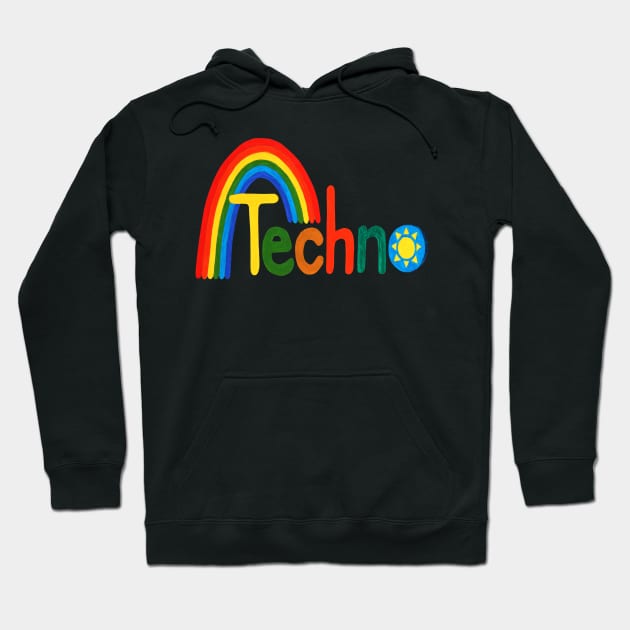 Techno Hoodie by HanDraw